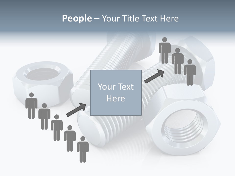 Nut Illustration Fasten PowerPoint Template