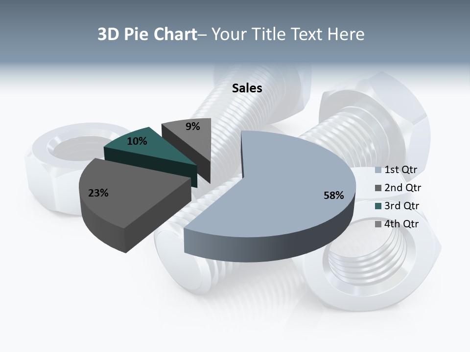 Nut Illustration Fasten PowerPoint Template
