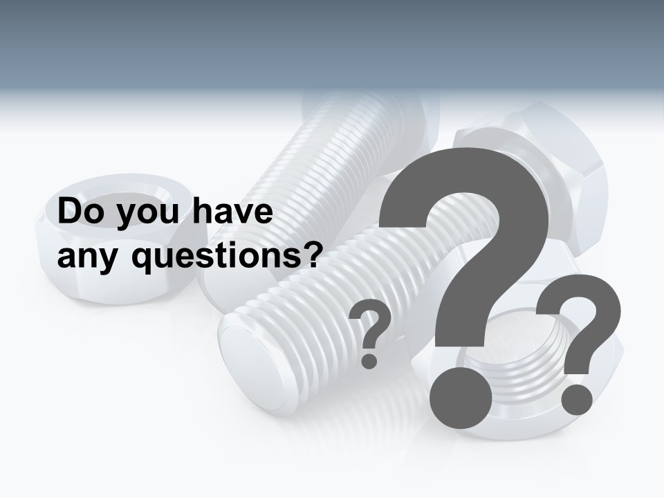 Nut Illustration Fasten PowerPoint Template