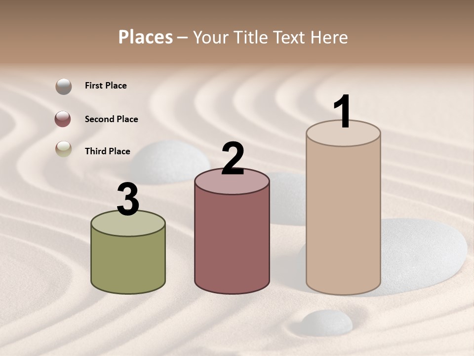 Concentration Relaxation Japanese Garden PowerPoint Template