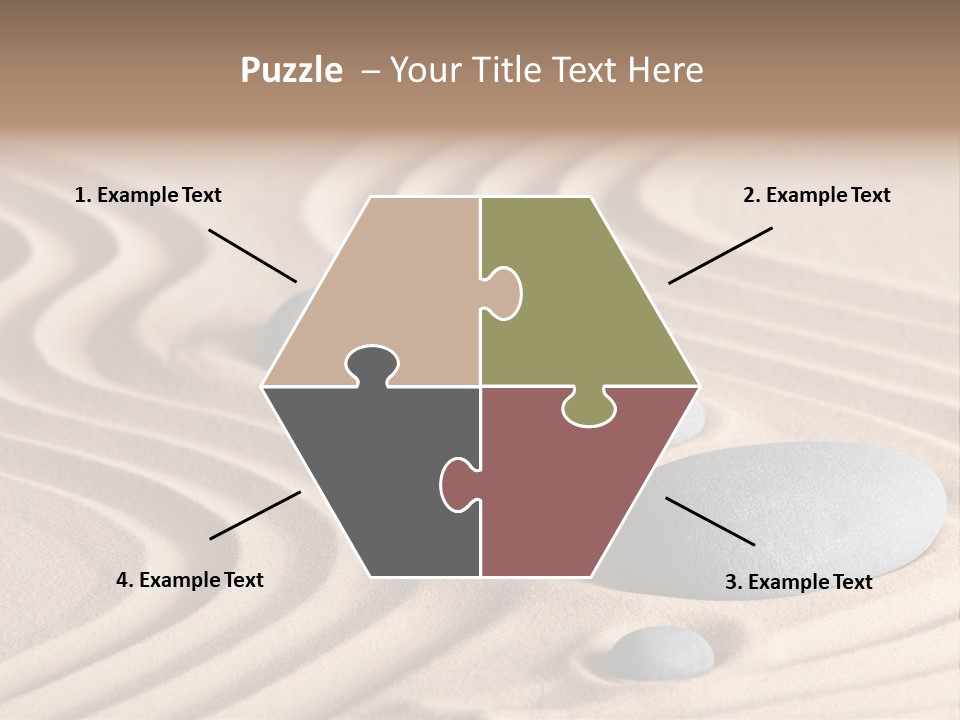 Concentration Relaxation Japanese Garden PowerPoint Template