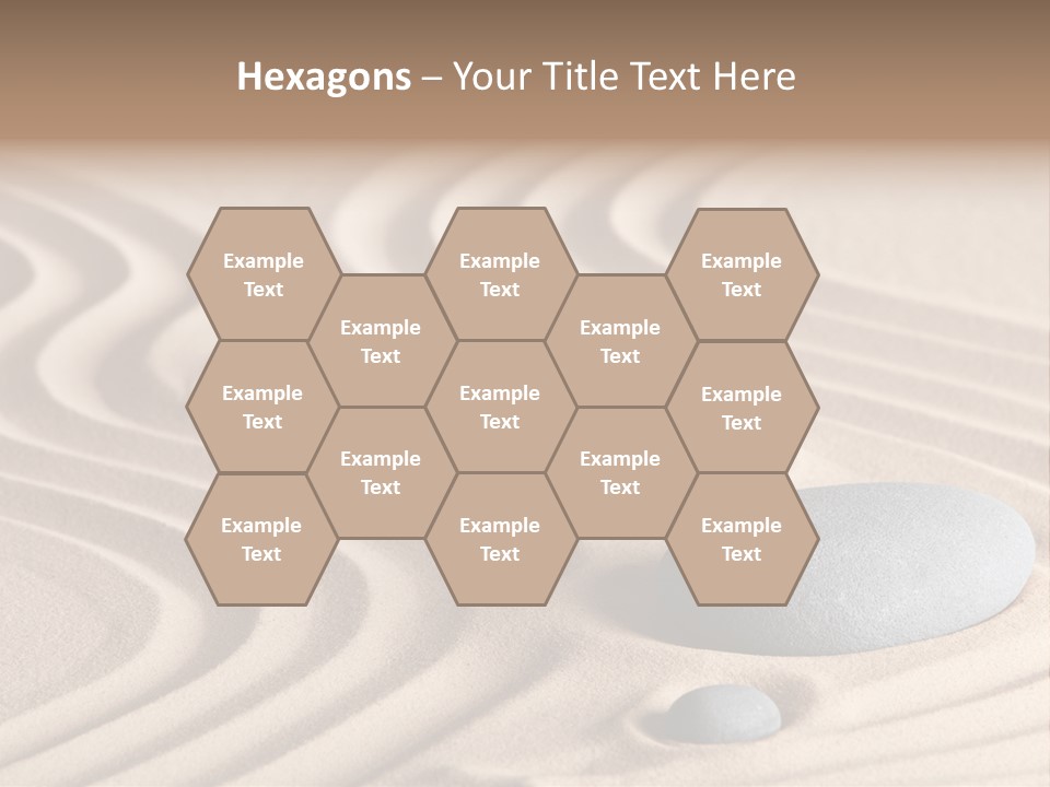 Concentration Relaxation Japanese Garden PowerPoint Template