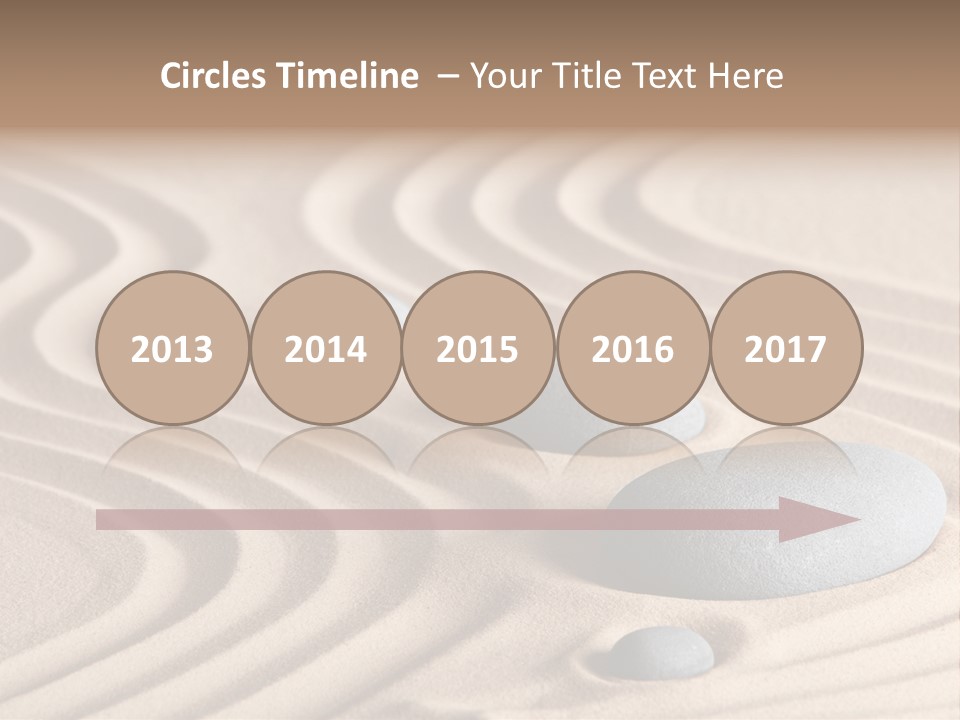 Concentration Relaxation Japanese Garden PowerPoint Template