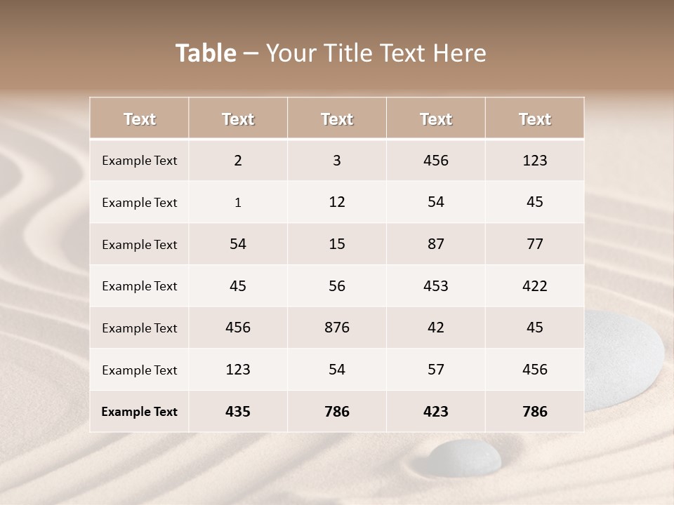 Concentration Relaxation Japanese Garden PowerPoint Template