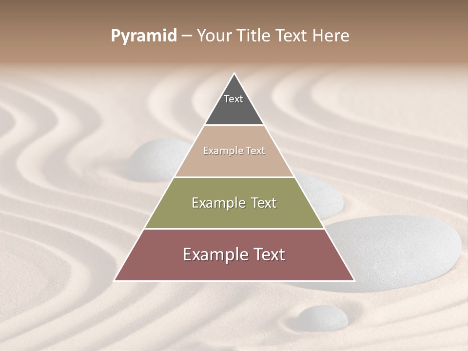 Concentration Relaxation Japanese Garden PowerPoint Template