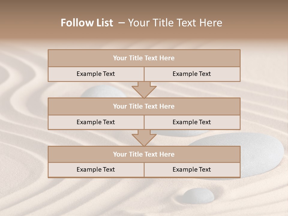 Concentration Relaxation Japanese Garden PowerPoint Template
