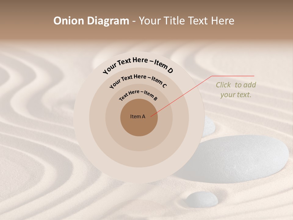 Concentration Relaxation Japanese Garden PowerPoint Template