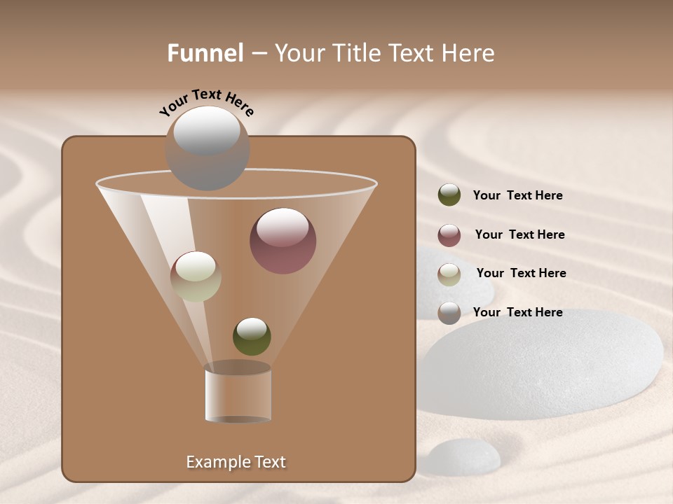 Concentration Relaxation Japanese Garden PowerPoint Template