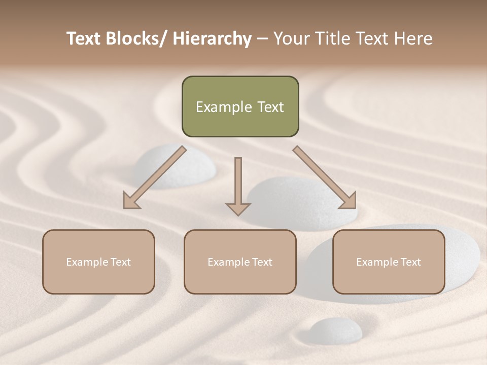 Concentration Relaxation Japanese Garden PowerPoint Template