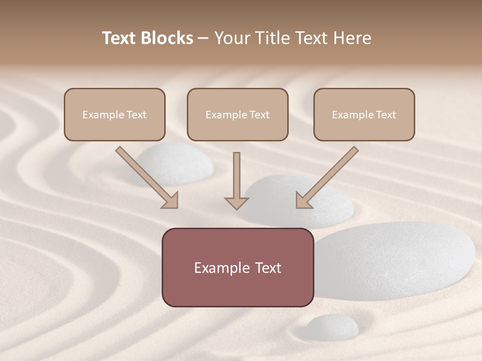 Concentration Relaxation Japanese Garden PowerPoint Template