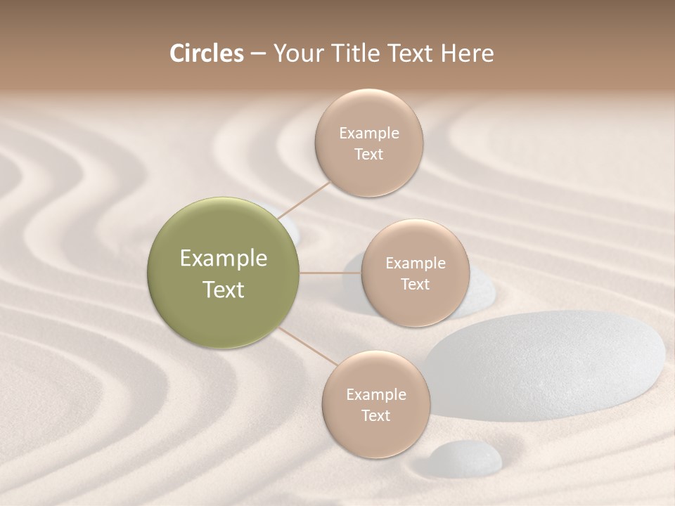 Concentration Relaxation Japanese Garden PowerPoint Template