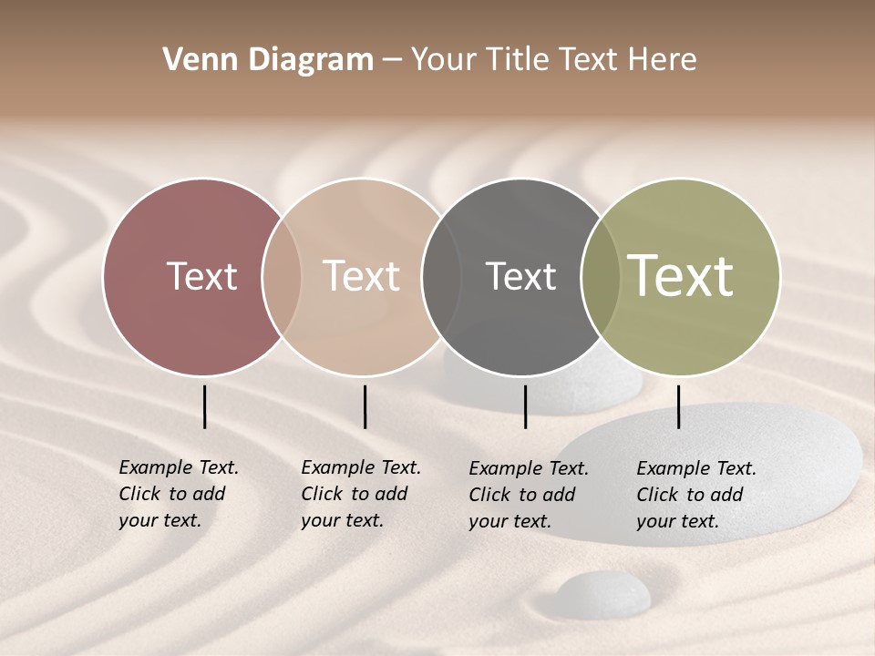 Concentration Relaxation Japanese Garden PowerPoint Template