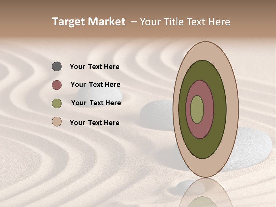 Concentration Relaxation Japanese Garden PowerPoint Template