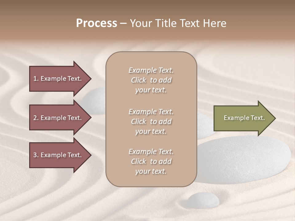 Concentration Relaxation Japanese Garden PowerPoint Template