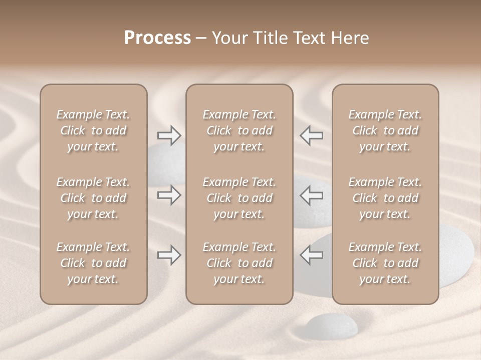 Concentration Relaxation Japanese Garden PowerPoint Template
