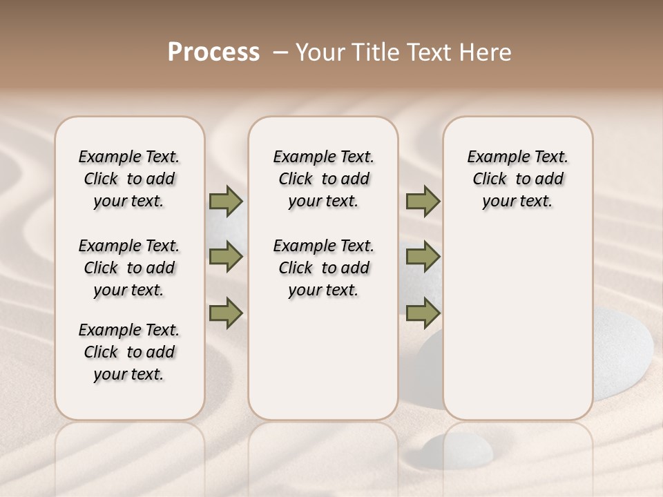 Concentration Relaxation Japanese Garden PowerPoint Template
