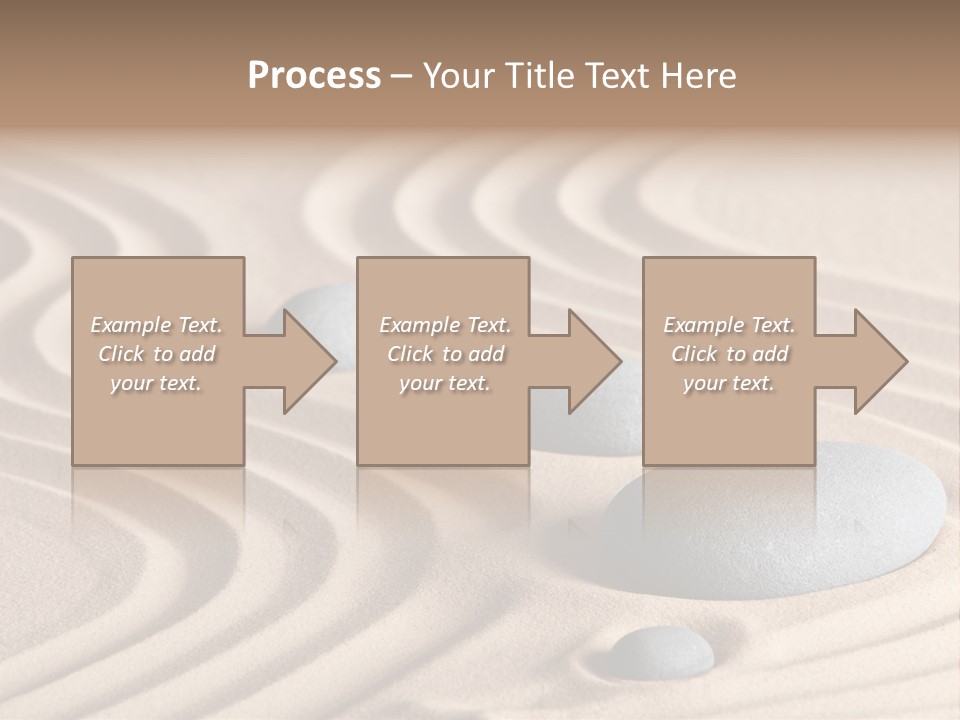 Concentration Relaxation Japanese Garden PowerPoint Template