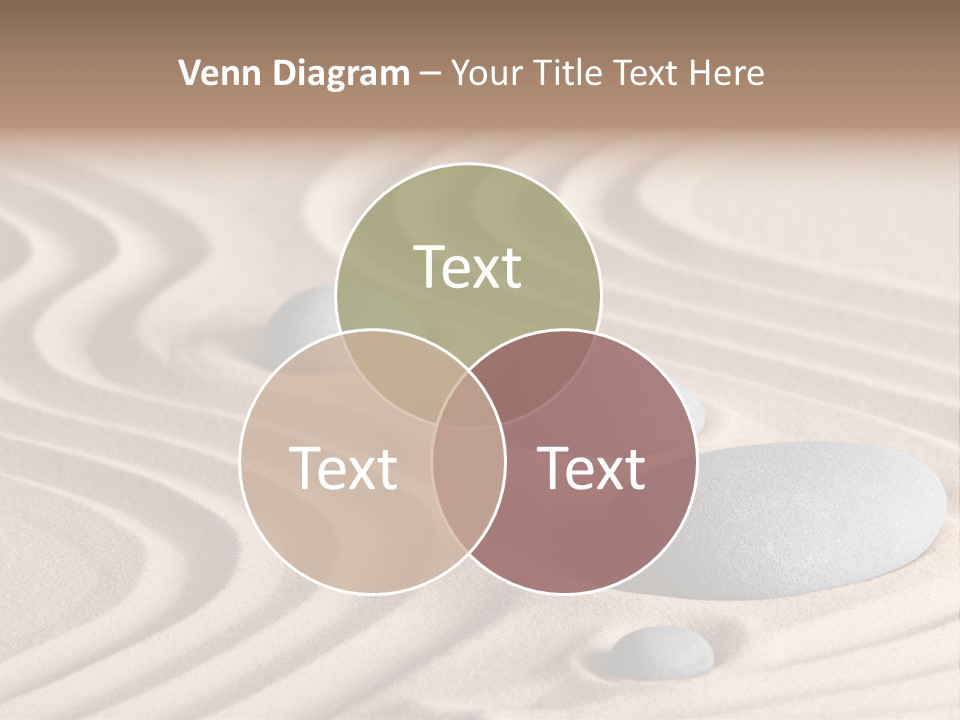 Concentration Relaxation Japanese Garden PowerPoint Template