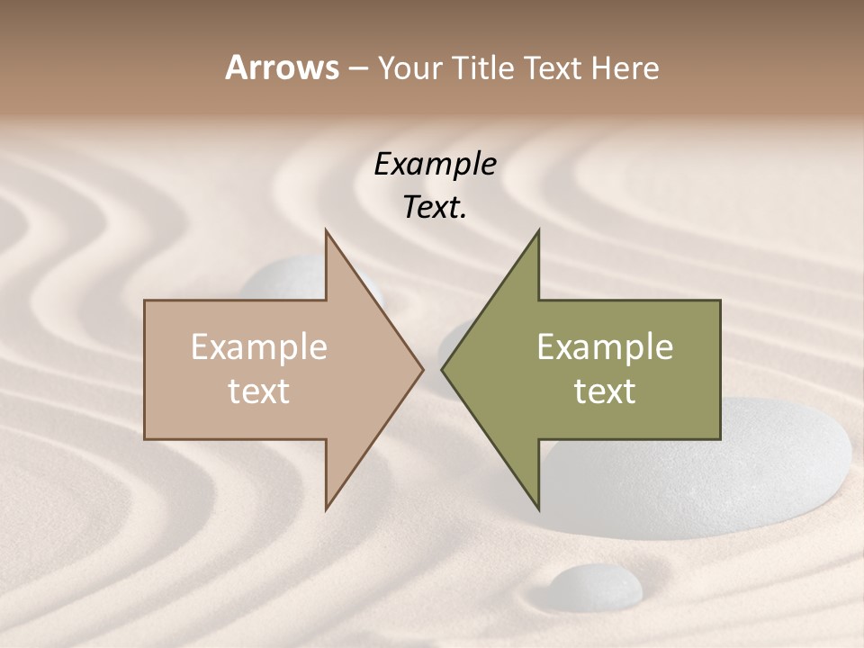 Concentration Relaxation Japanese Garden PowerPoint Template