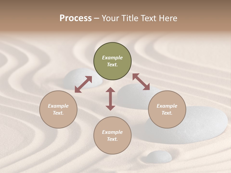 Concentration Relaxation Japanese Garden PowerPoint Template