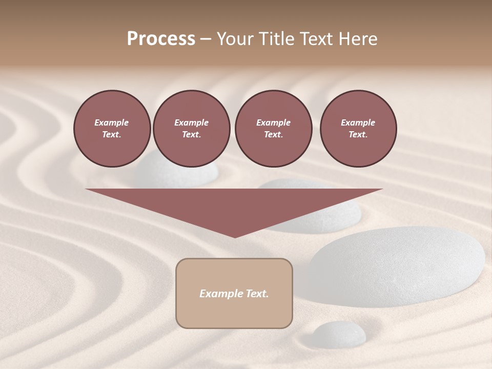 Concentration Relaxation Japanese Garden PowerPoint Template