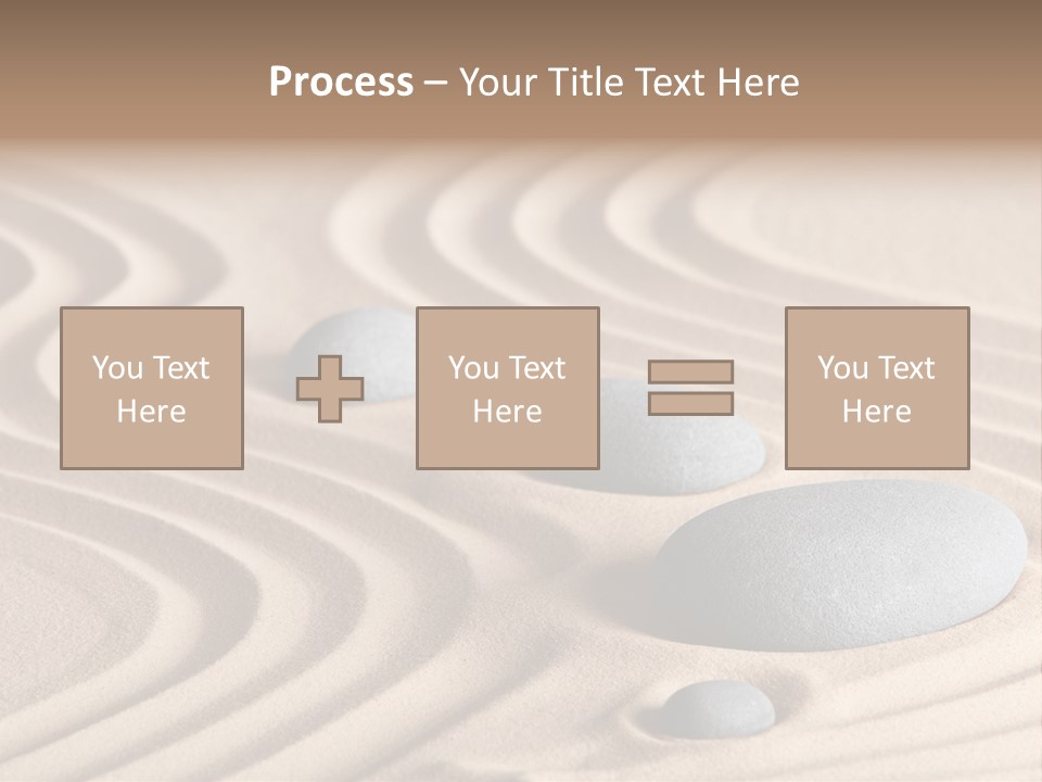 Concentration Relaxation Japanese Garden PowerPoint Template
