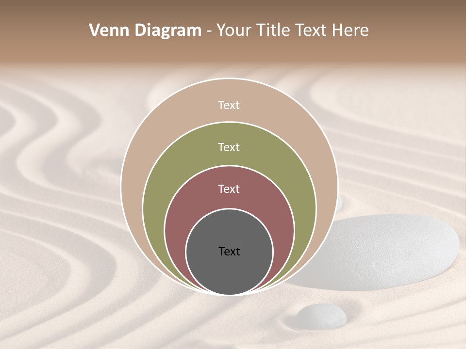 Concentration Relaxation Japanese Garden PowerPoint Template