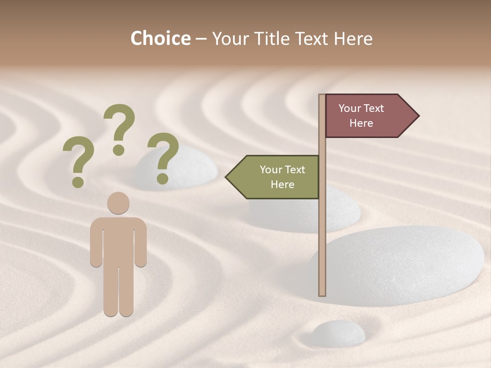 Concentration Relaxation Japanese Garden PowerPoint Template