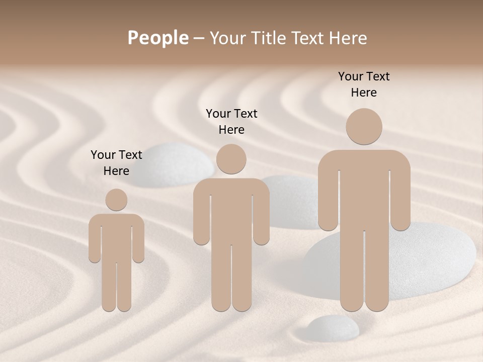 Concentration Relaxation Japanese Garden PowerPoint Template