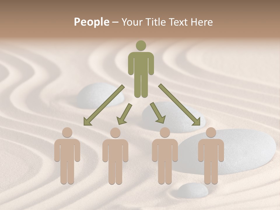 Concentration Relaxation Japanese Garden PowerPoint Template