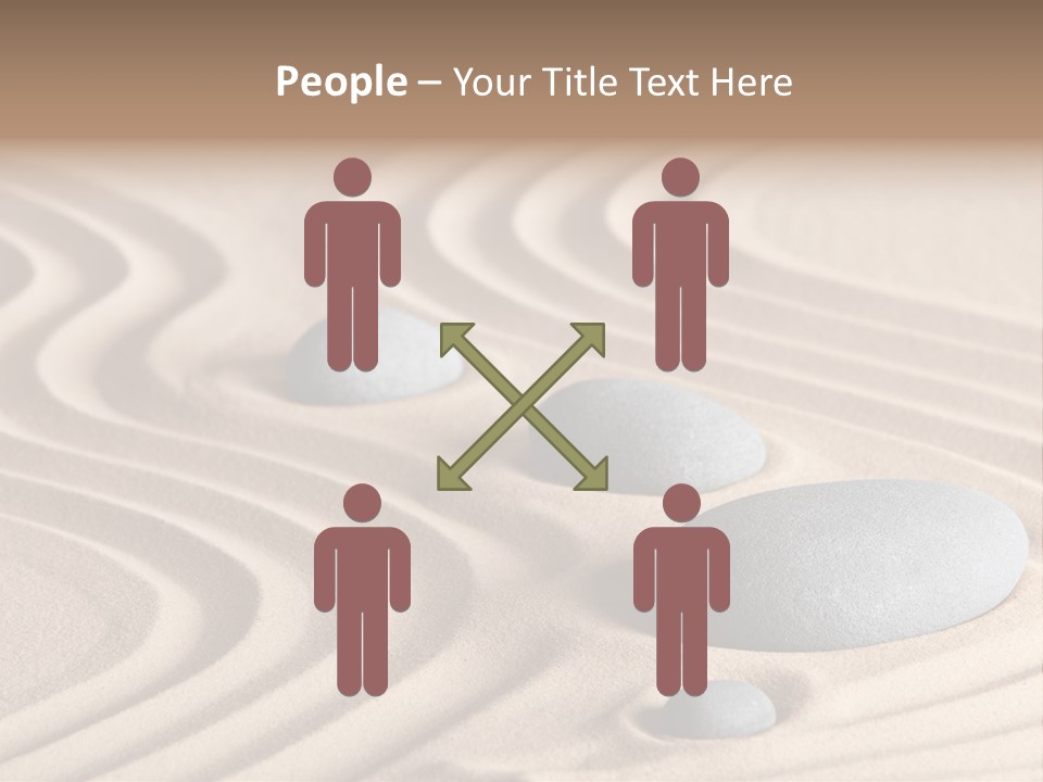 Concentration Relaxation Japanese Garden PowerPoint Template