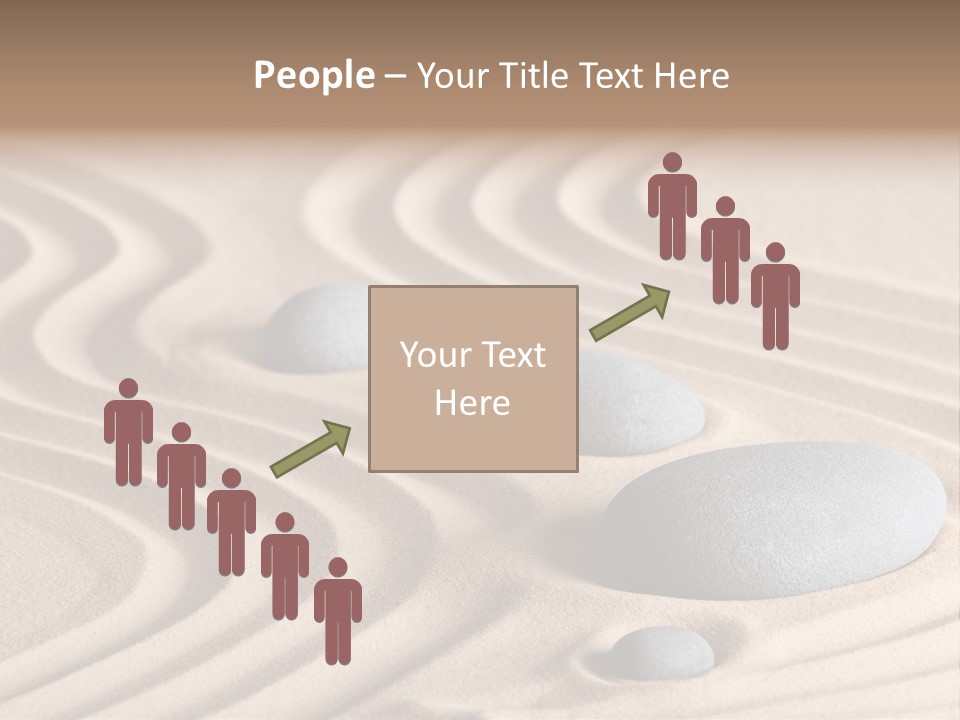 Concentration Relaxation Japanese Garden PowerPoint Template