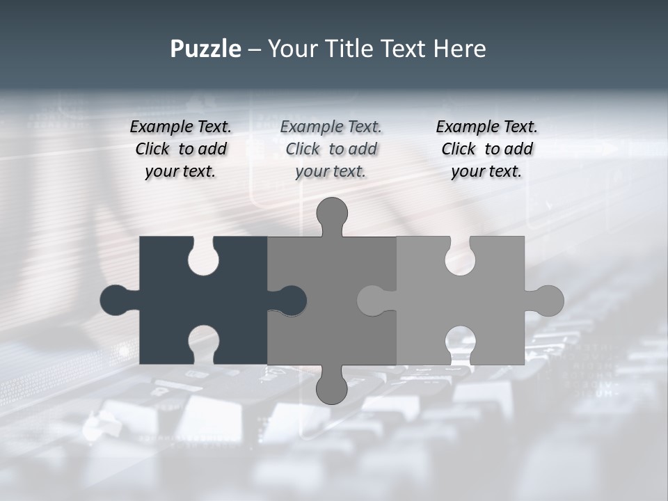 Effect Finger Input PowerPoint Template
