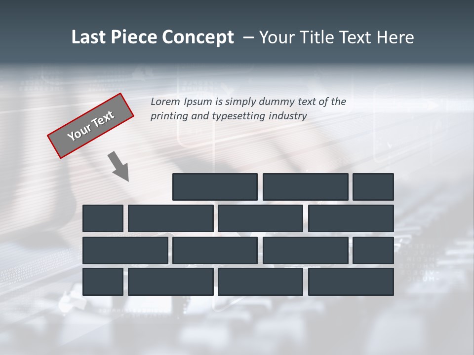 Effect Finger Input PowerPoint Template