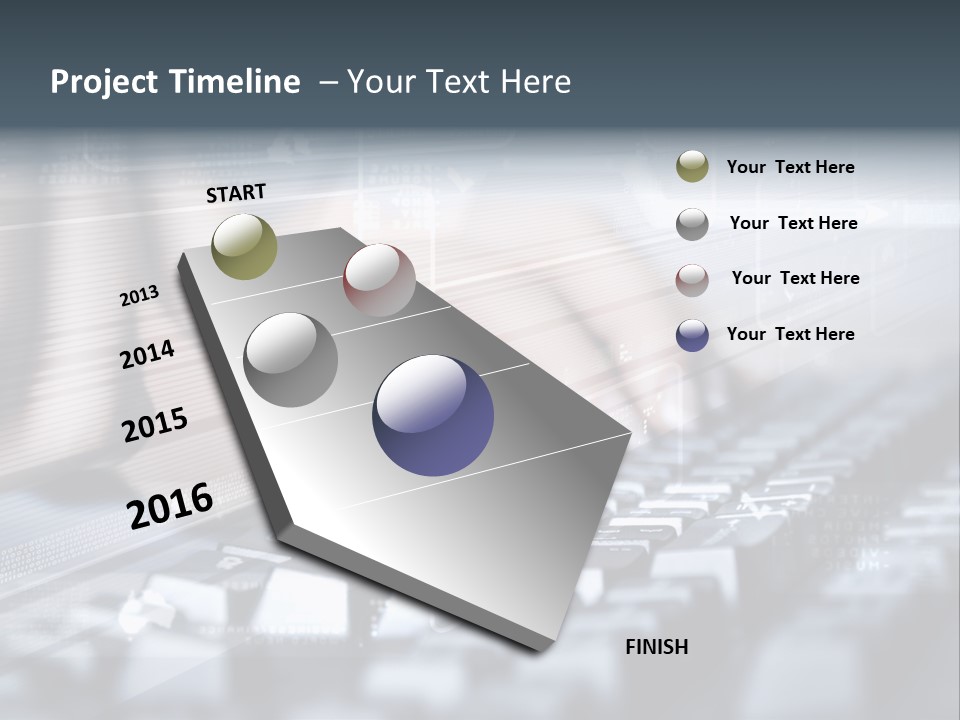 Effect Finger Input PowerPoint Template