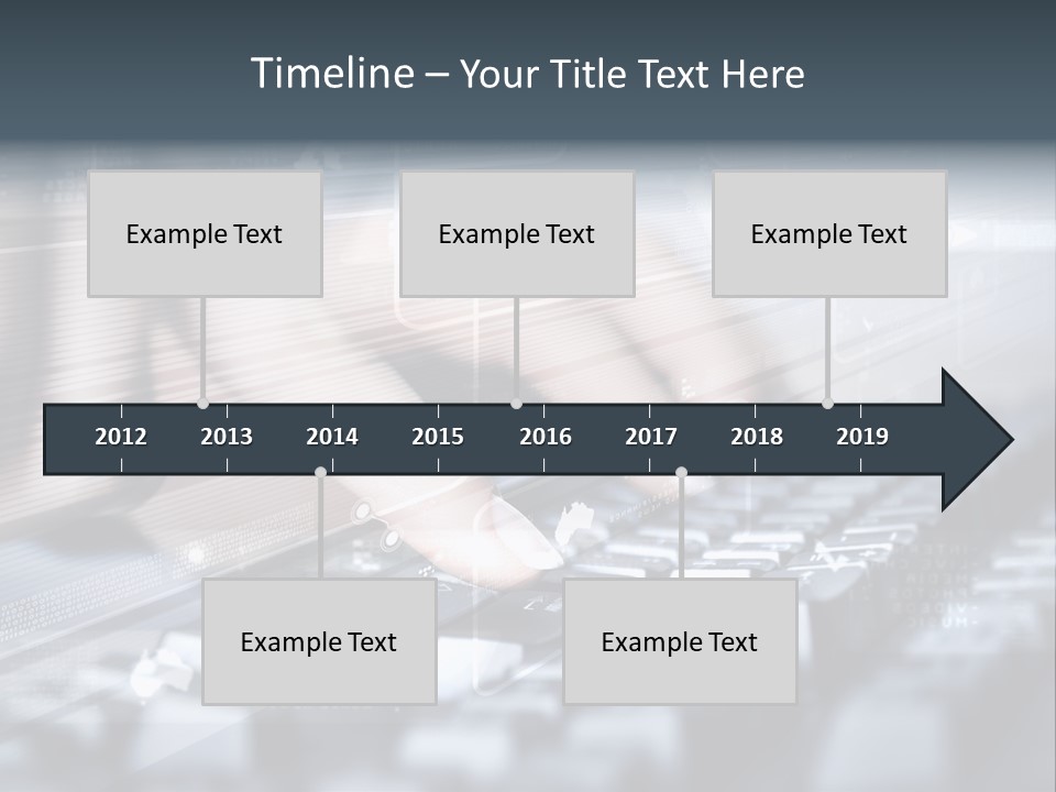 Effect Finger Input PowerPoint Template
