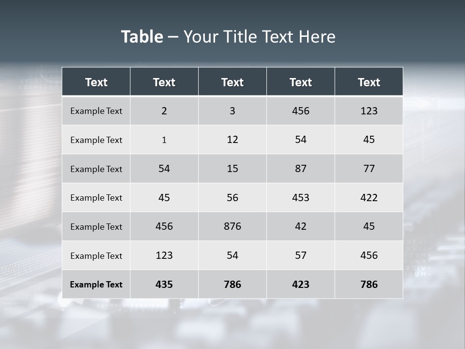 Effect Finger Input PowerPoint Template