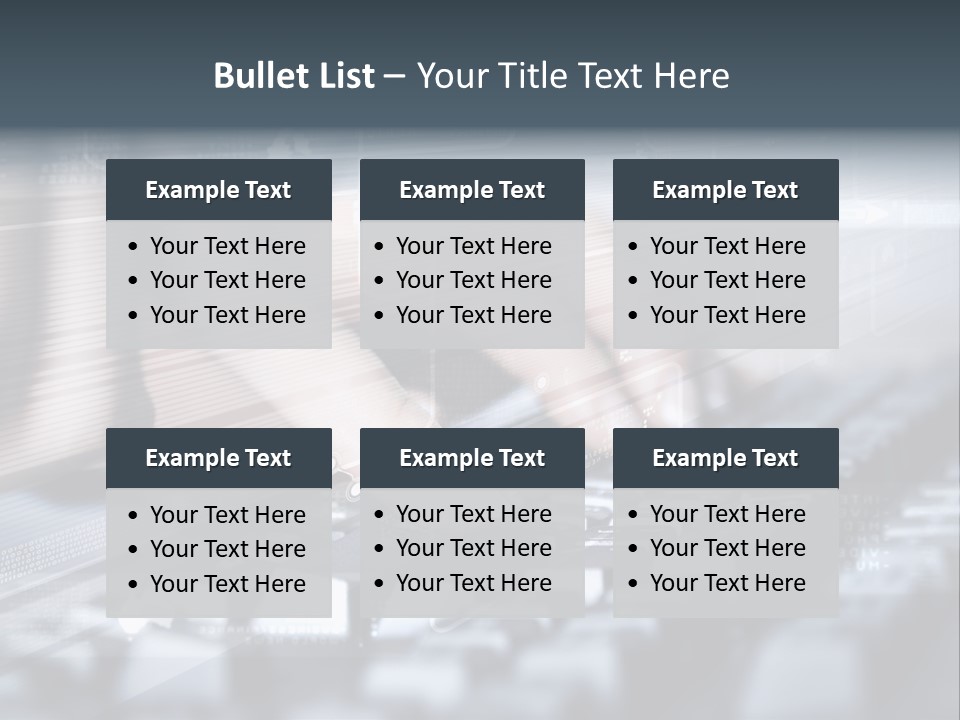 Effect Finger Input PowerPoint Template