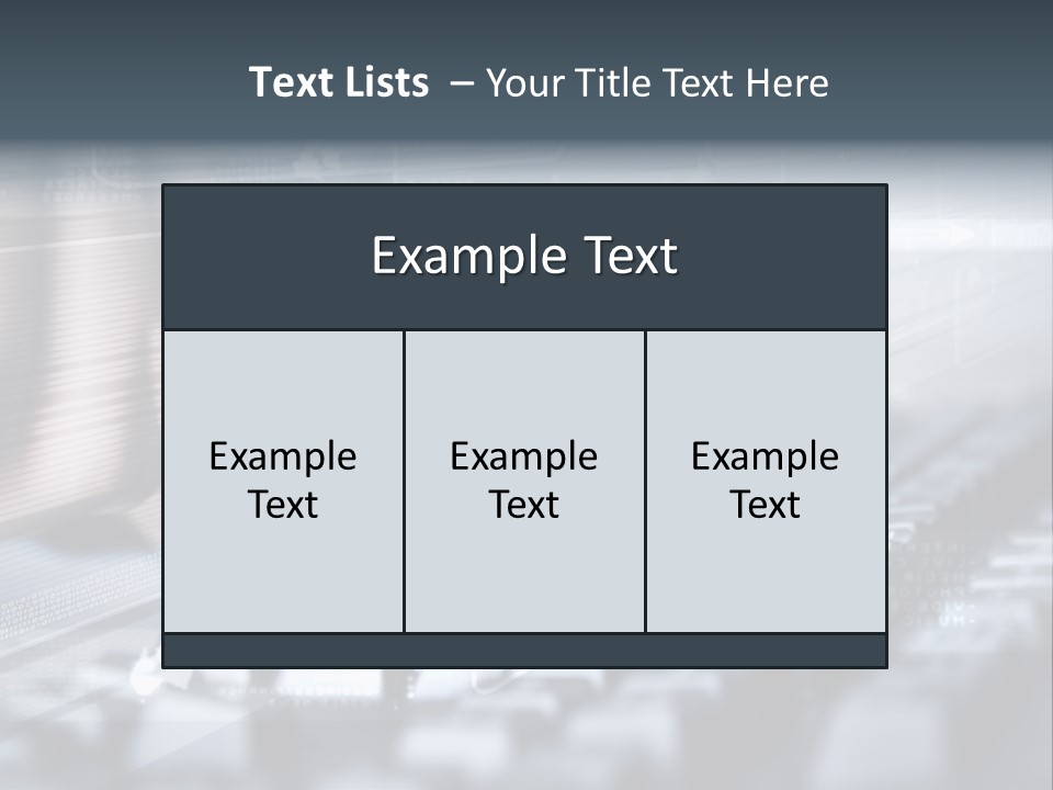 Effect Finger Input PowerPoint Template