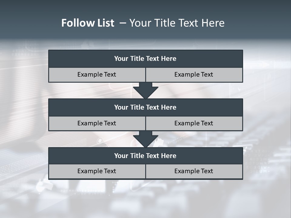 Effect Finger Input PowerPoint Template