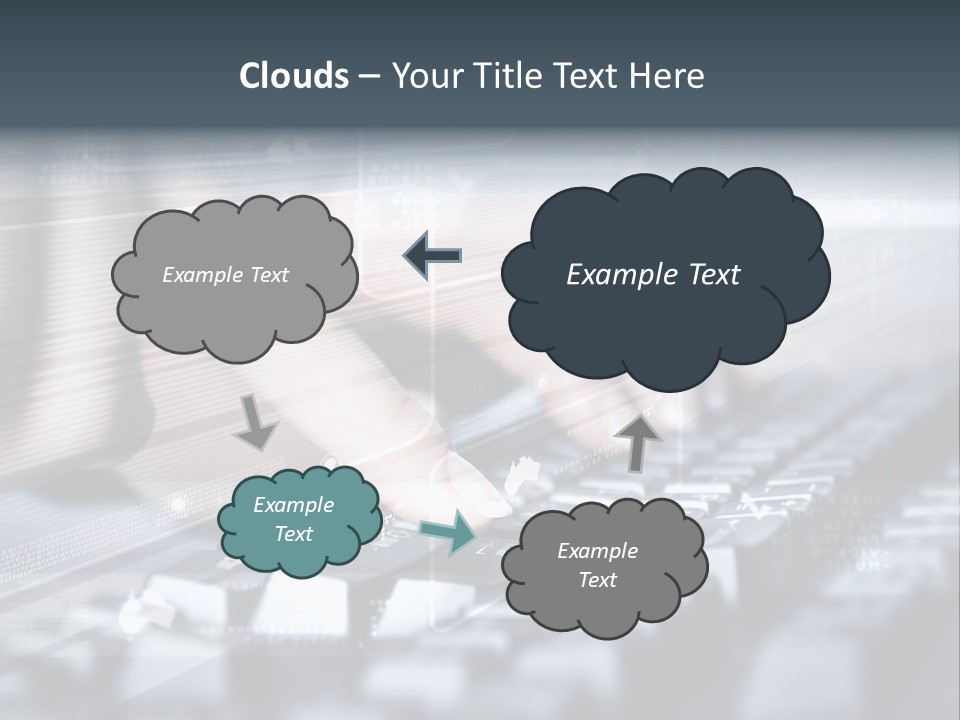 Effect Finger Input PowerPoint Template