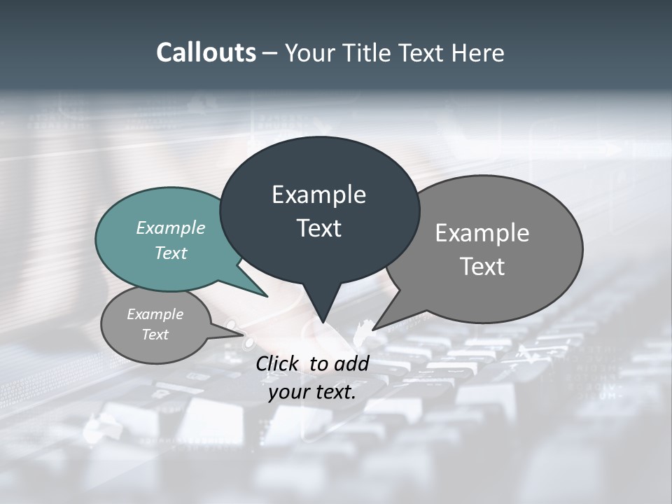 Effect Finger Input PowerPoint Template