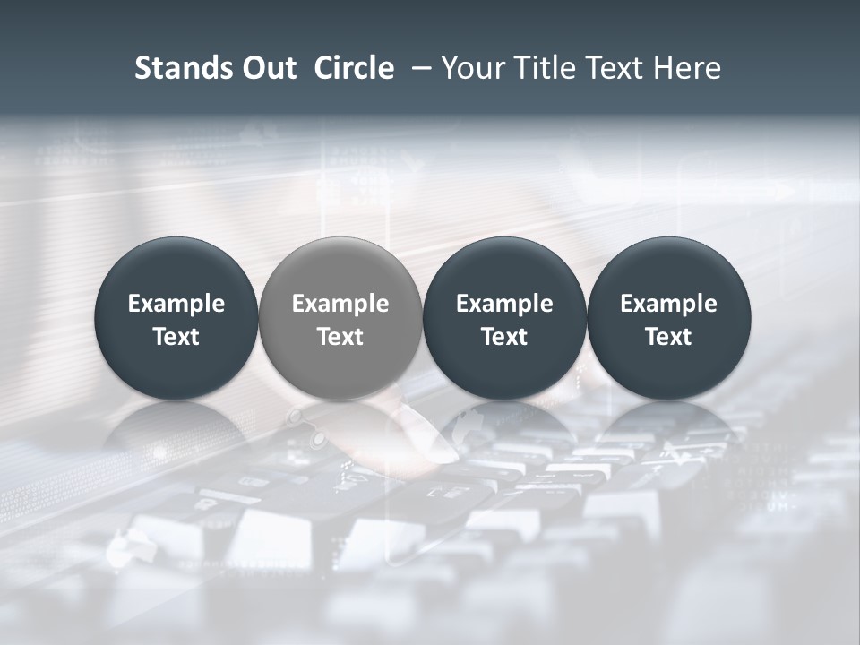 Effect Finger Input PowerPoint Template