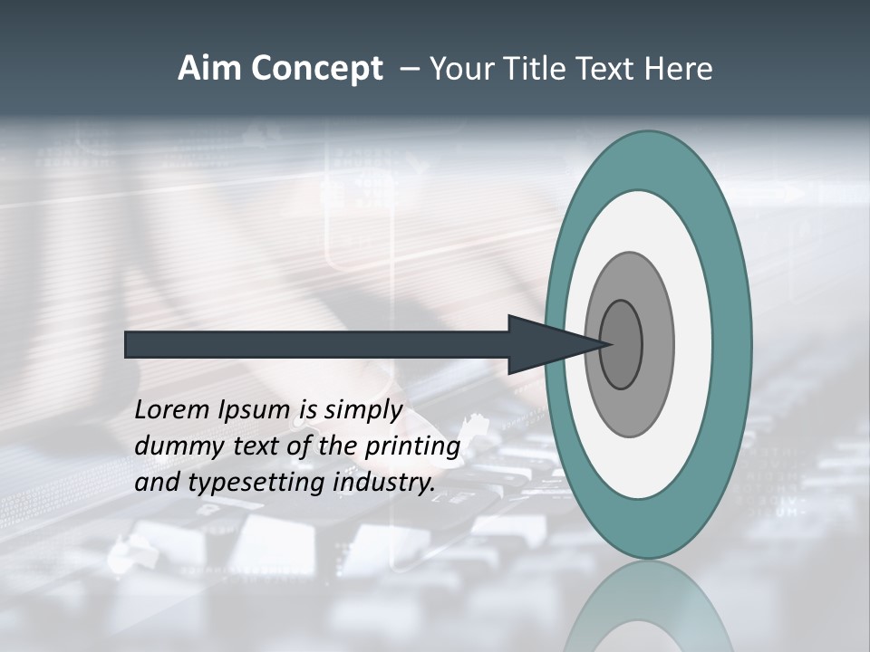 Effect Finger Input PowerPoint Template
