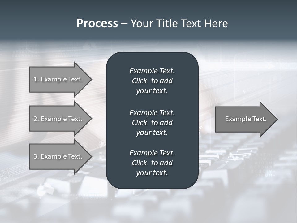 Effect Finger Input PowerPoint Template
