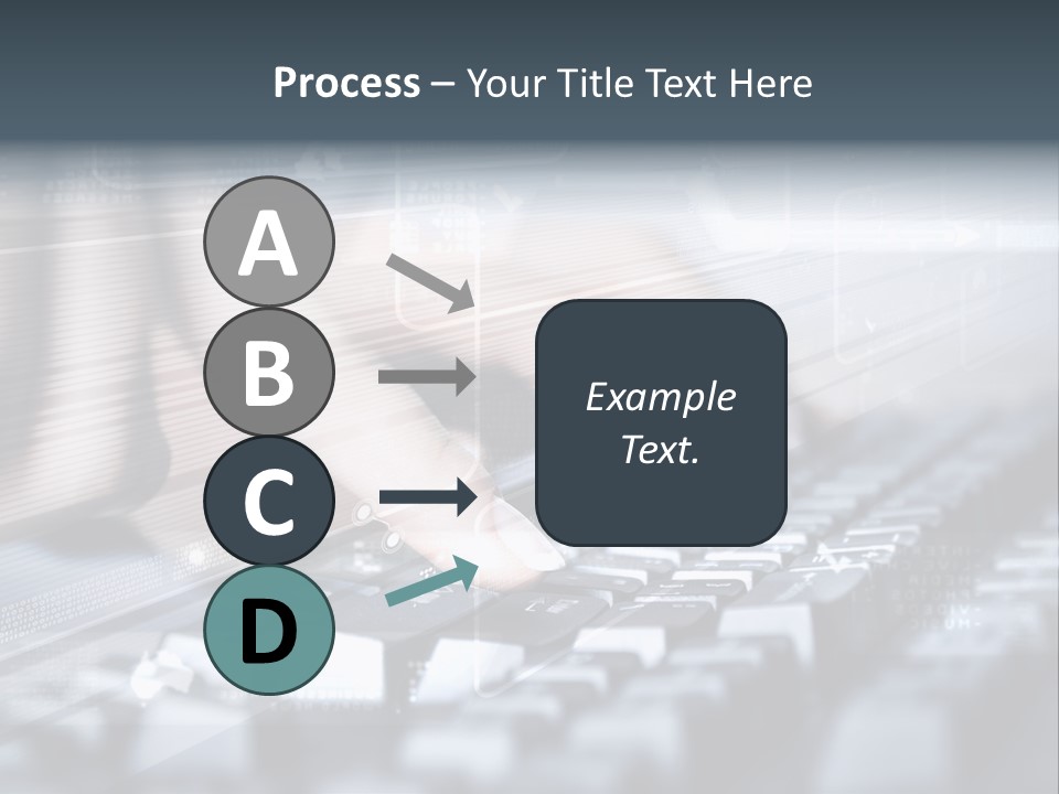 Effect Finger Input PowerPoint Template