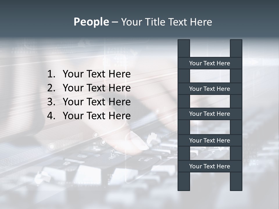 Effect Finger Input PowerPoint Template