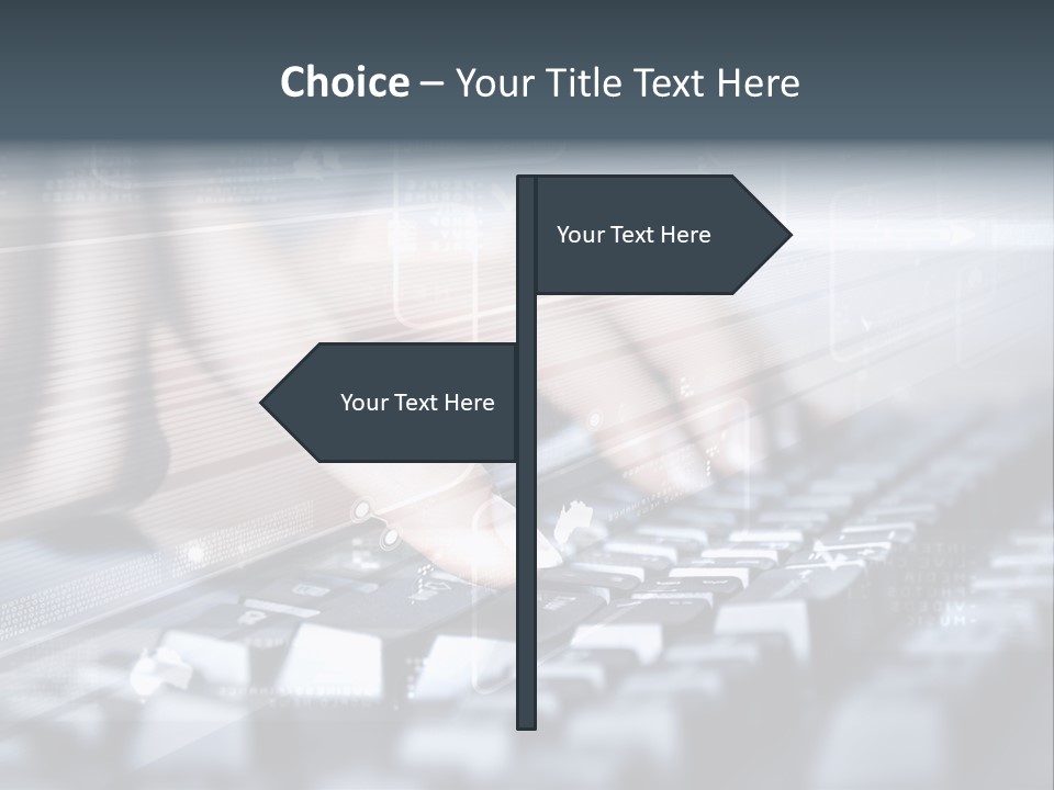 Effect Finger Input PowerPoint Template