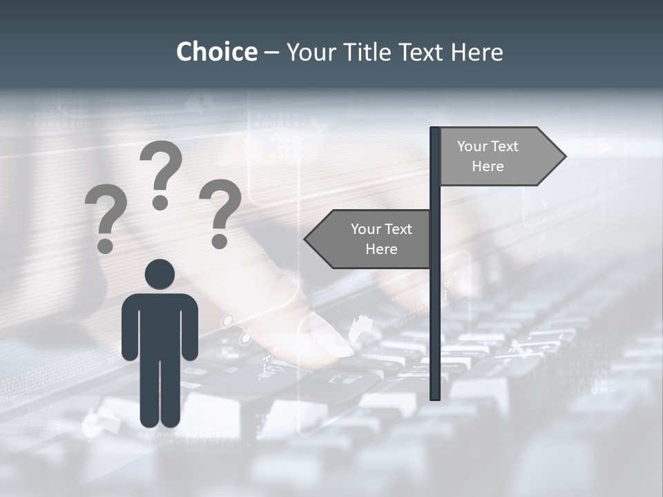 Effect Finger Input PowerPoint Template
