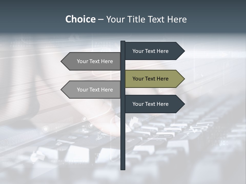Effect Finger Input PowerPoint Template